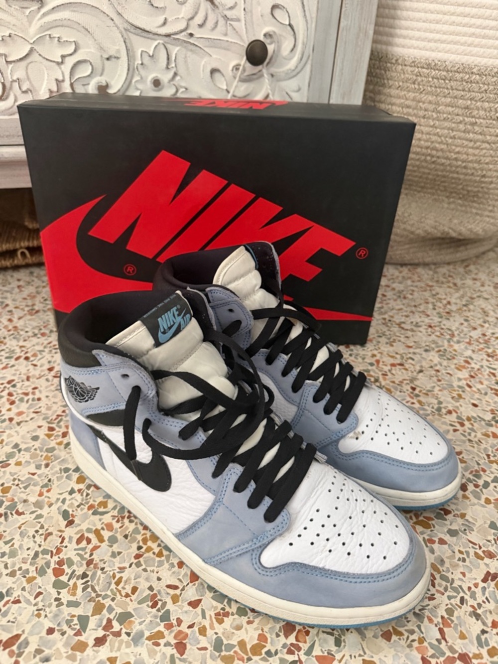 Jordan 1 OG high retro university blue us10.5